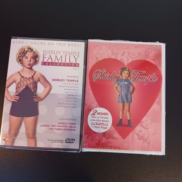TWO SHIRLEY TEMPLE DVD'S NEW IN PACKAGE - Picture 1 of 6